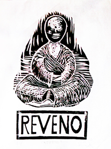 Reveno - "Retorno" - Xilografia